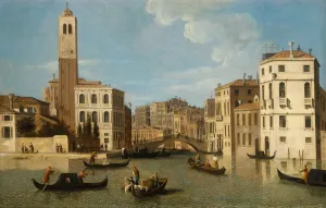 The Entrance to the Canareggio, Venice (oil on canvas) The Entrance to the Canareggio, Venice (oil on canvas)