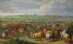 The Entrance of the French Army at Ypres, 1678 (oil on canvas) The Entrance of the French Army at Ypres, 1678 (oil on canvas)