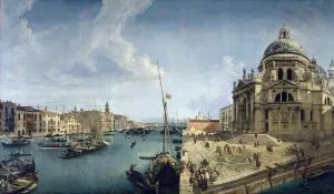 Entrance to the Grand Canal and Santa Maria della Salute, Venice (oil on canvas) Entrance to the Grand Canal and Santa Maria della Salute, Venice (oil on canvas)