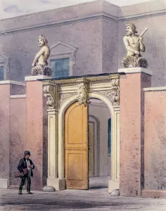 The Entrance to Joiners Hall, 1854 (w/c on paper) The Entrance to Joiners Hall, 1854 (w/c on paper)