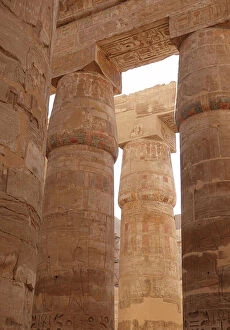 Ancient Egyptian Architecture Collection: Entrance to the Karnac Temple