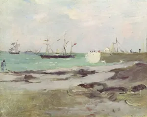 The Entrance to the Port of Boulogne, 1880 (oil on canvas) The Entrance to the Port of Boulogne, 1880 (oil on canvas)
