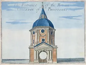 The Entrance to the Royal College of Physicians, from A Book of the Prospects The Entrance to the Royal College of Physicians, from A Book of the Prospects