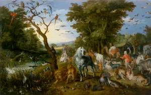 The Entry of the Animals into Noahs Ark, 1613 (oil on panel) The Entry of the Animals into Noahs Ark, 1613 (oil on panel)