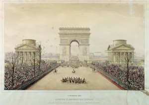 Entry of Napoleon III into Paris, through the Arc de Triomphe, on 2nd December 1852 Entry of Napoleon III into Paris, through the Arc de Triomphe, on 2nd December 1852