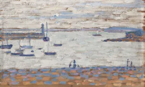 The Entry to the Port, Portrieux (oil on canvas) The Entry to the Port, Portrieux (oil on canvas)