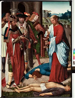 Episode of the life of Saint John evangelist: 'The miracle of the cup of poison' (Life of St John evangelist) Episode of the life of Saint John evangelist: 'The miracle of the cup of poison' (Life of St John evangelist)