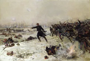 Episode of the War of 1870, Battle of Chenebier, 16th January 1871, 1882 (oil on canvas) Episode of the War of 1870, Battle of Chenebier, 16th January 1871, 1882 (oil on canvas)