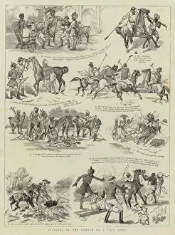 Banging Gallery: Episodes in the Career of a Polo Pony (engraving)