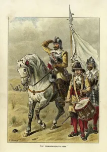 Epochs of the British Army - The Commonwealth (colour litho) Epochs of the British Army - The Commonwealth (colour litho)