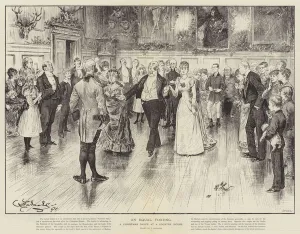 An Equal Footing, a Christmas Dance at a Country House (engraving) An Equal Footing, a Christmas Dance at a Country House (engraving)