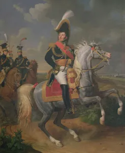 Equestrian Portrait of General Jean Rapp (1771-1821) 1816 (oil on canvas) Equestrian Portrait of General Jean Rapp (1771-1821) 1816 (oil on canvas)