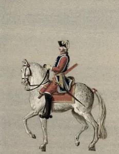 Equestrian portrait of Prince Charles de Beauveau-Craon (1720-93) (gouache on paper) Equestrian portrait of Prince Charles de Beauveau-Craon (1720-93) (gouache on paper)