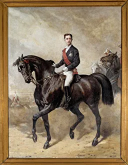 Equestrian portrait of Prince Imperial Eugene Louis Napoleon Equestrian portrait of Prince Imperial Eugene Louis Napoleon