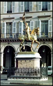 Equestrian statue of Joan of Arc (1412-31) 1874, modified 1899 (photo) Equestrian statue of Joan of Arc (1412-31) 1874, modified 1899 (photo)