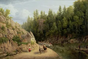 Erie Canal at Little Falls, New York, 1884 (oil on canvas) Erie Canal at Little Falls, New York, 1884 (oil on canvas)
