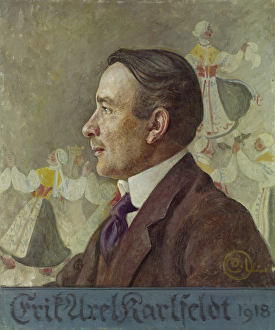 Erik Axel Karlfeldt, 1918 (oil on canvas) Erik Axel Karlfeldt, 1918 (oil on canvas)