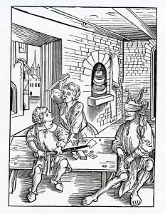 Of the erudicion of neglygent faders anenst theyr chyldren, illustration from Alexander Of the erudicion of neglygent faders anenst theyr chyldren, illustration from Alexander
