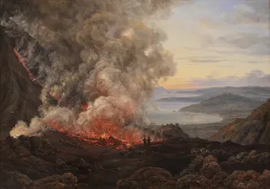 Eruption of the Volcano Vesuvius, 1821 (oil on canvas) Eruption of the Volcano Vesuvius, 1821 (oil on canvas)