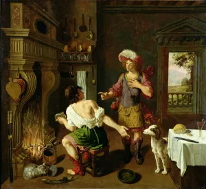 Esau Selling his Birthright to Jacob, 1630 (oil on canvas) Esau Selling his Birthright to Jacob, 1630 (oil on canvas)