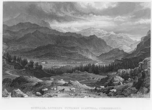 Eskdale, Looking Towards Scawfell, Cumberland (engraving) Eskdale, Looking Towards Scawfell, Cumberland (engraving)
