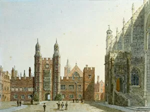 Courtyards Gallery: Eton College, 1859 (w / c on paper)