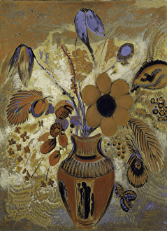 Etruscan Vase with Flowers, 1900-10 (tempera on canvas) Etruscan Vase with Flowers, 1900-10 (tempera on canvas)