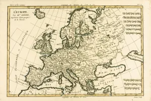 Europe, from Atlas de Toutes les Parties Connues du Globe Terrestre by Guillaume Raynal Europe, from Atlas de Toutes les Parties Connues du Globe Terrestre by Guillaume Raynal