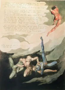 Europe a Prophecy Unwilling I look up, 1794 (relief etching with white line engraving Europe a Prophecy Unwilling I look up, 1794 (relief etching with white line engraving