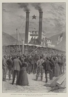 From Euston to Klondike, the Departure of the First Steamer with Gold from Dawson City, 24 June 1898 (litho) From Euston to Klondike, the Departure of the First Steamer with Gold from Dawson City, 24 June 1898 (litho)