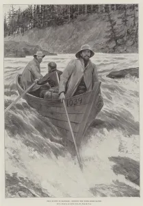 From Euston to Klondike, shooting the White-Horse Rapids (litho) From Euston to Klondike, shooting the White-Horse Rapids (litho)