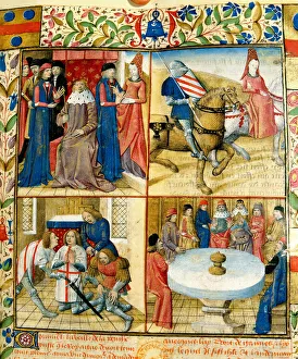 How on the eve of Pentecote King Arthur was to hold full court, Lancelot led by a lady to the abbey How on the eve of Pentecote King Arthur was to hold full court, Lancelot led by a lady to the abbey