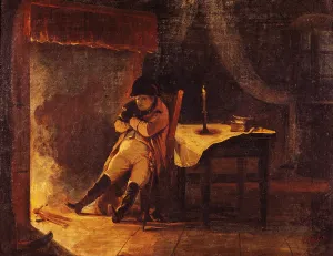 The Evening of the Battle of Champaubert, 1814 (oil on canvas) The Evening of the Battle of Champaubert, 1814 (oil on canvas)