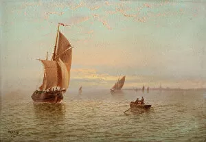 Impasto Gallery: Evening, Coastal Scene, 1892 (oil on canvas)