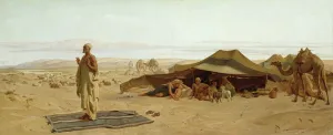 Evening Prayer in the West, 1872 (oil on canvas) Evening Prayer in the West, 1872 (oil on canvas)