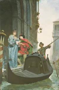 Evening in Venice, 1875 (oil on canvas) (for detail see 164361) Evening in Venice, 1875 (oil on canvas) (for detail see 164361)