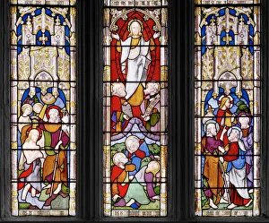 St Andrews Gallery: Events in the Life of Christ, detail, 1851 (stained glass)
