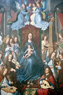 Evora Museum. Master of the Evora altarpiece. The glorification of the Holy Virgin Evora Museum. Master of the Evora altarpiece. The glorification of the Holy Virgin