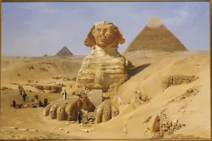 Excavation of the Sphinx, 1887 (oil on canvas) Excavation of the Sphinx, 1887 (oil on canvas)