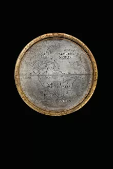 Abraham Drentwett Gallery: Two exceptional terrestrial and celestial globes, supported by Hercules and Atlas