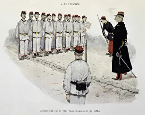In the exercise: immobilization is the most beautiful movement of the soldier - the Armee In the exercise: immobilization is the most beautiful movement of the soldier - the Armee