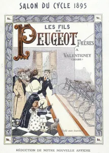 Exhibition of the cycle 1895: the wires of peugeot (bicycles) Exhibition of the cycle 1895: the wires of peugeot (bicycles)