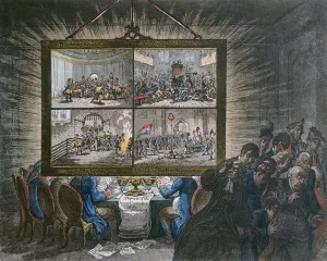Exhibition of a Democratic-Transparency, with its Effect upon Patriotic Feelings Exhibition of a Democratic-Transparency, with its Effect upon Patriotic Feelings