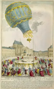 Experience of the brothers Montgolfier on 19/09/1783 at Versailles Paris. B N Experience of the brothers Montgolfier on 19/09/1783 at Versailles Paris. B N