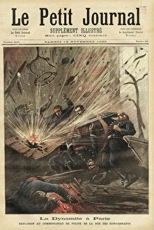 France Francais Francaise Francaises Gallery: Explosion at the police station of the street of good children, Paris. On November 8, 1892