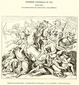 Exposition universelle de 1855, Les Quatre Fleaux de l'Apocalypse (engraving)