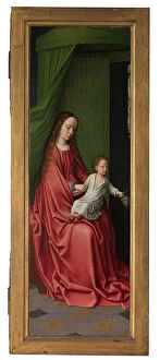 Madonna & Child Gallery: Exterior panel of the Baptism of Christ, c.1502-08 (oil on panel)