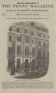 Exterior of Sir John Soane's House in Lincoln's Inn Fields (engraving) Exterior of Sir John Soane's House in Lincoln's Inn Fields (engraving)