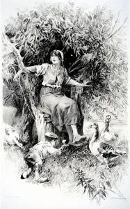 Fadette, illustration from Little Fadette by George Sand (engraving) Fadette, illustration from Little Fadette by George Sand (engraving)