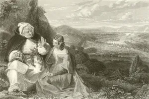 The fair maid of Perth and Carthusian monk (engraving) The fair maid of Perth and Carthusian monk (engraving)